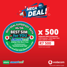 Vodacom VSP2 LTE BONUS Starters (500 x 2GB +2GB Starters) Vodacom VSP2 LTE BONUS Starters (500 x 2GB +2GB Starters)